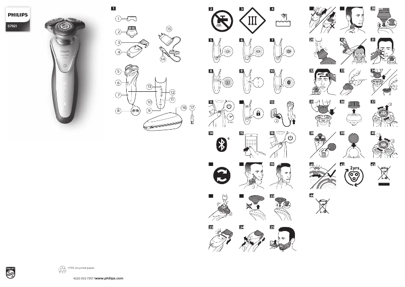 Página 1 del manual Manual de usuario Philips Series 7000 S7921