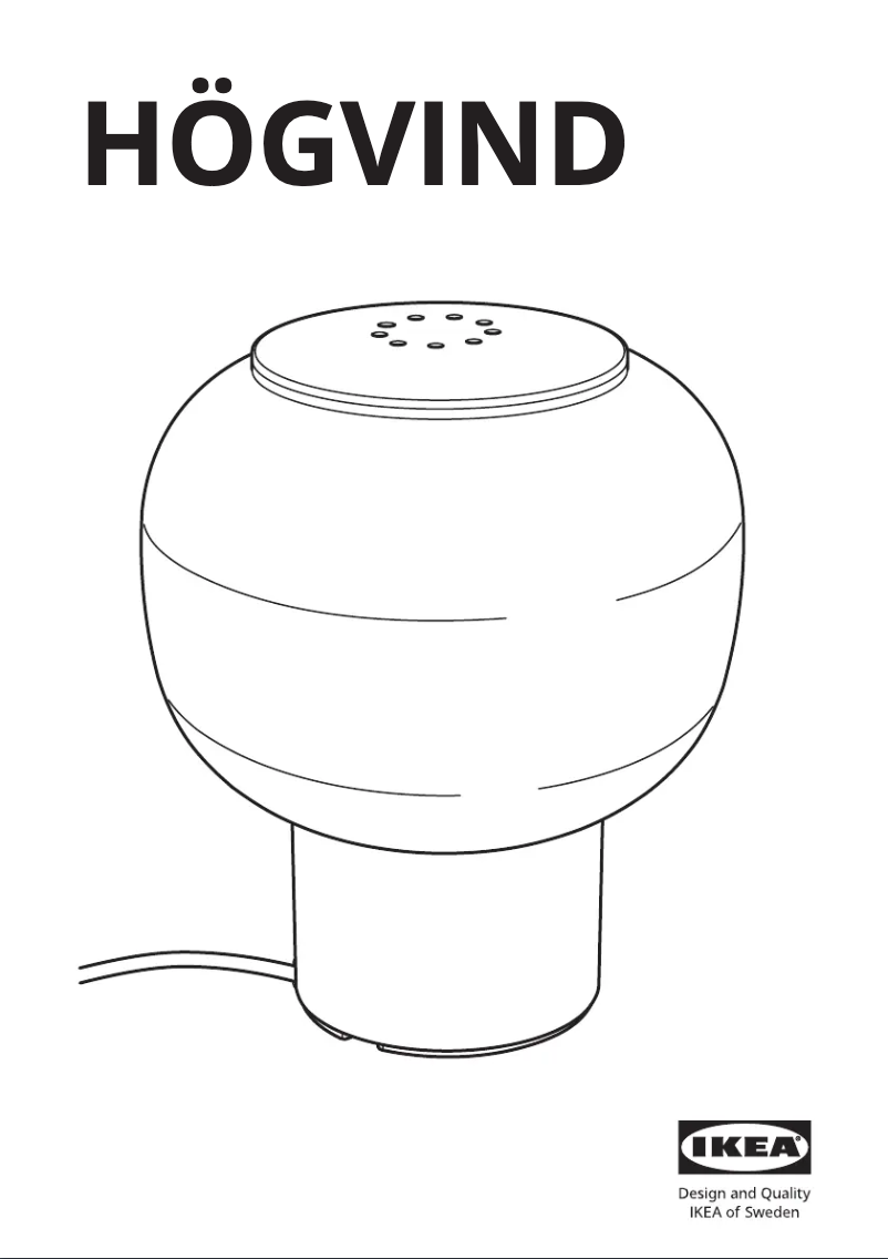 Image de la première page du manuel de l'appareil HÖGVIND 705.682.11