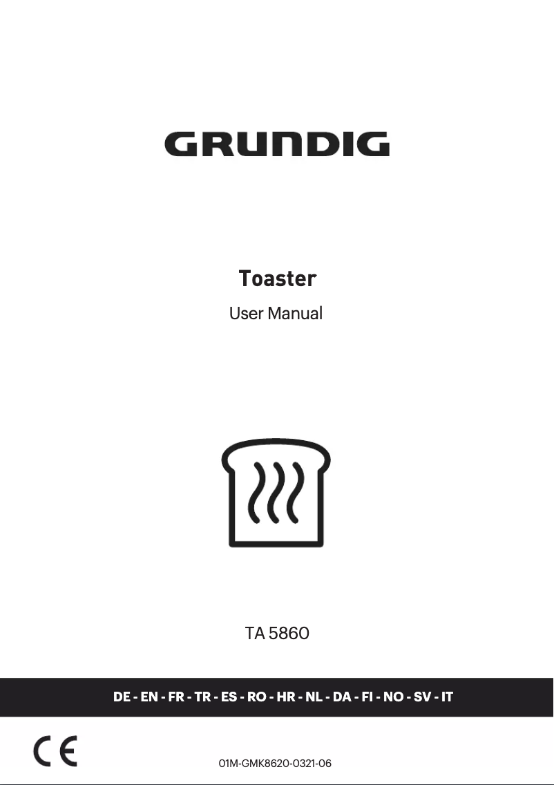 Page 1 de la notice Manuel utilisateur Grundig TA 5860
