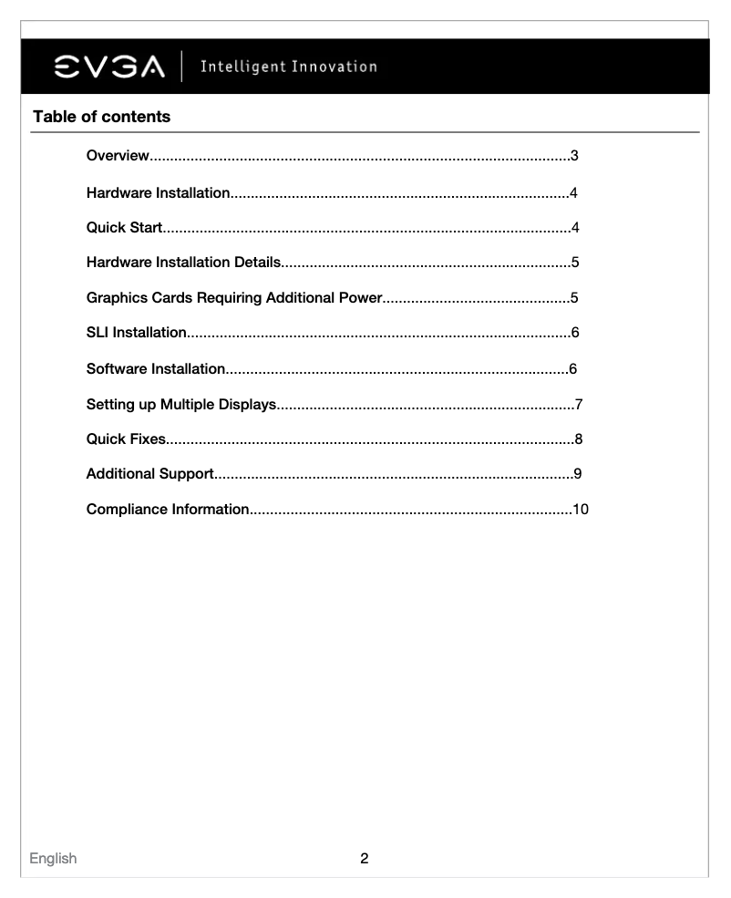 Página 1 del manual Manual de usuario EVGA GeForce GT 430