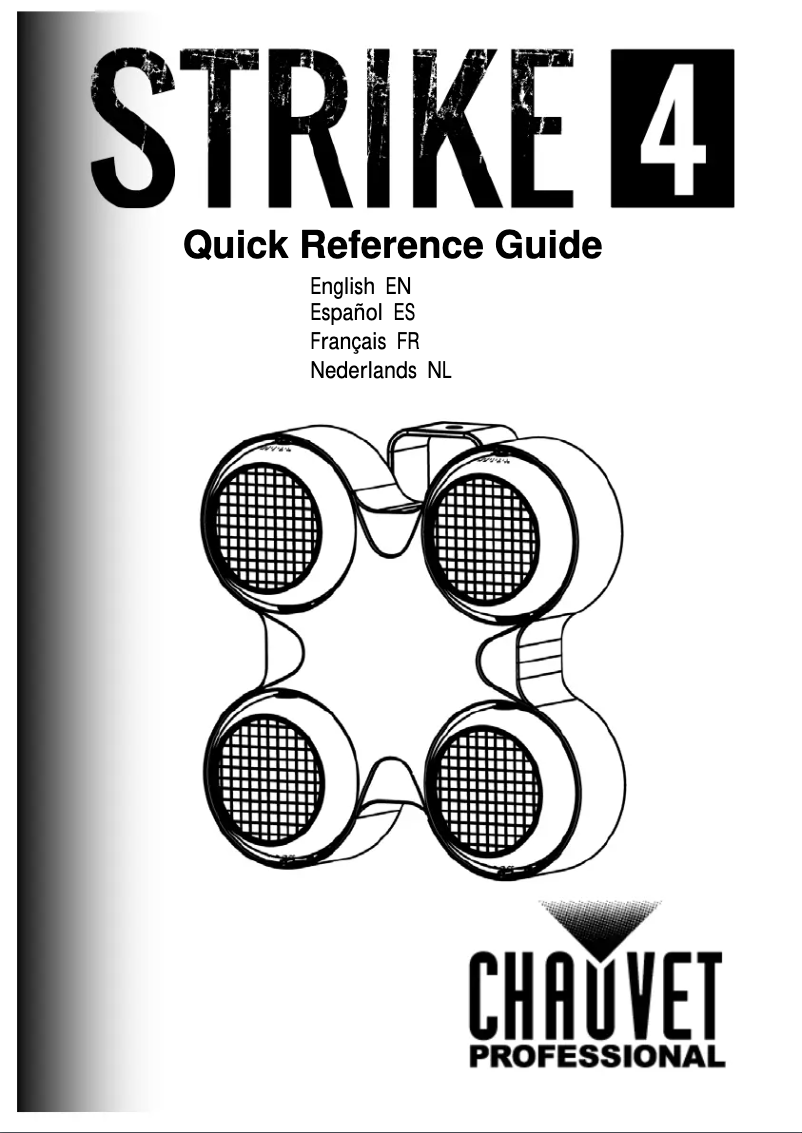 Page 1 de la notice Manuel utilisateur Chauvet STRIKE 4