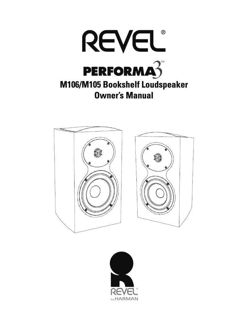 Image de la première page du manuel de l'appareil Performa3 M106