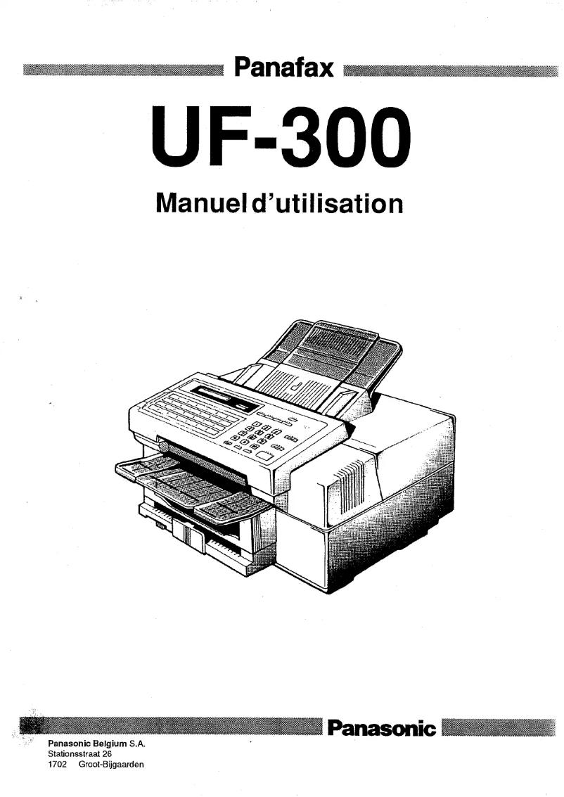 Página 1 del manual Manual de usuario Panasonic Panafax UF-300