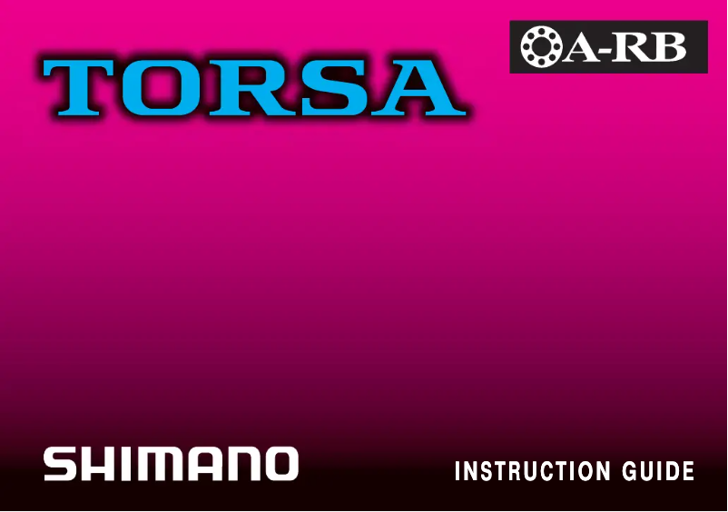 Page 1 de la notice Manuel utilisateur Shimano Torsa 16