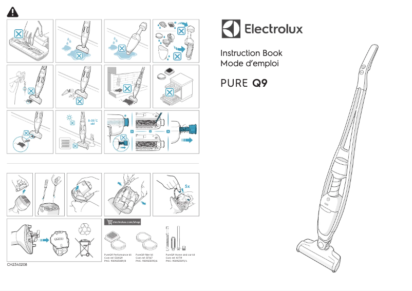 Página 1 del manual Manual de usuario Electrolux Pure Q9 PQ92-ALGS