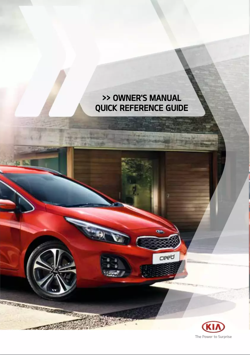 Página 1 del manual Manual de usuario Kia Cee'd Sportswagon (2016)