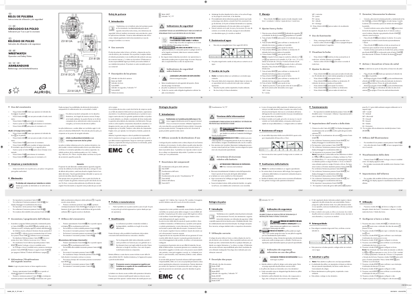 Page 1 de la notice Manuel utilisateur Auriol IAN 94296