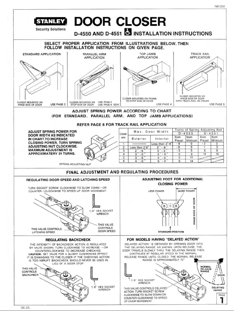 Page 1 de la notice Manuel utilisateur Stanley D4550