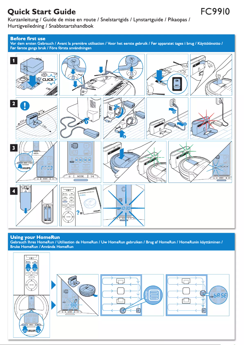 Page 1 of the manual User Manual Philips FC9910