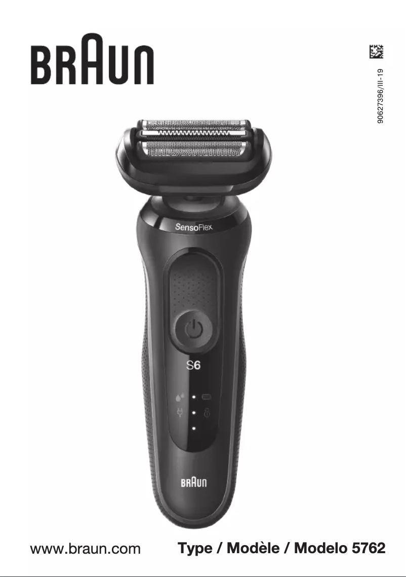 Page 1 de la notice Manuel utilisateur Braun Series 6 60-B1000s