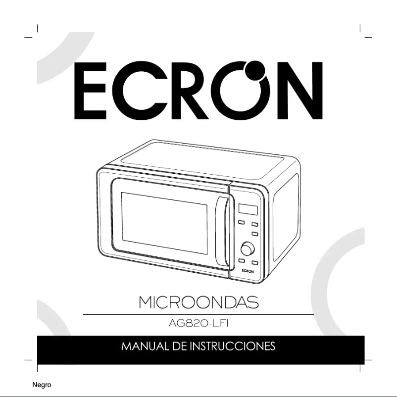Página 1 del manual Manual de usuario Ecron AG820LFI