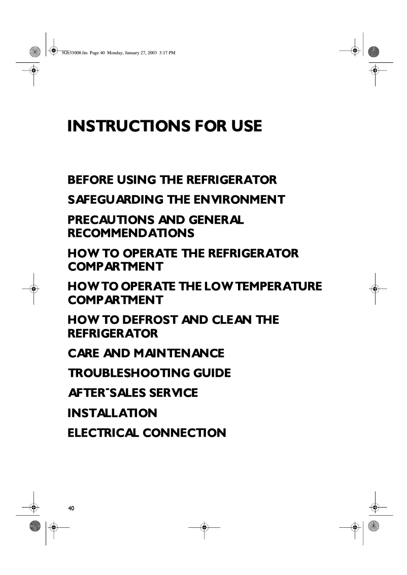 Página 1 del manual Manual de usuario Whirlpool ARC 1571