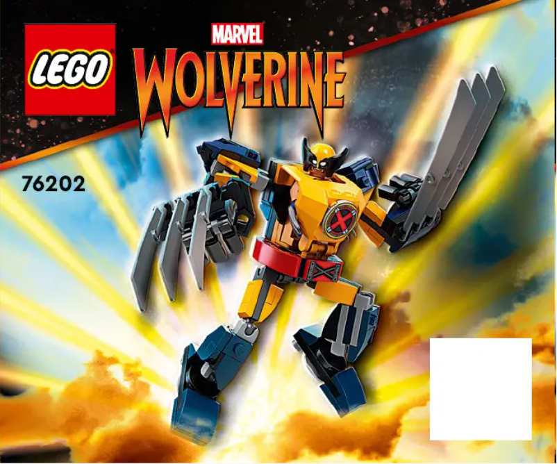 Page 1 de la notice Manuel utilisateur Lego Marvel 76202