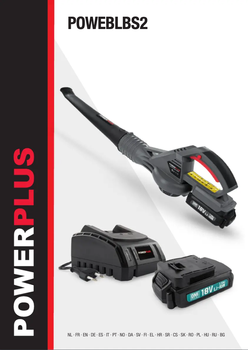 Page 1 de la notice Manuel utilisateur PowerPlus POWEBLBS2