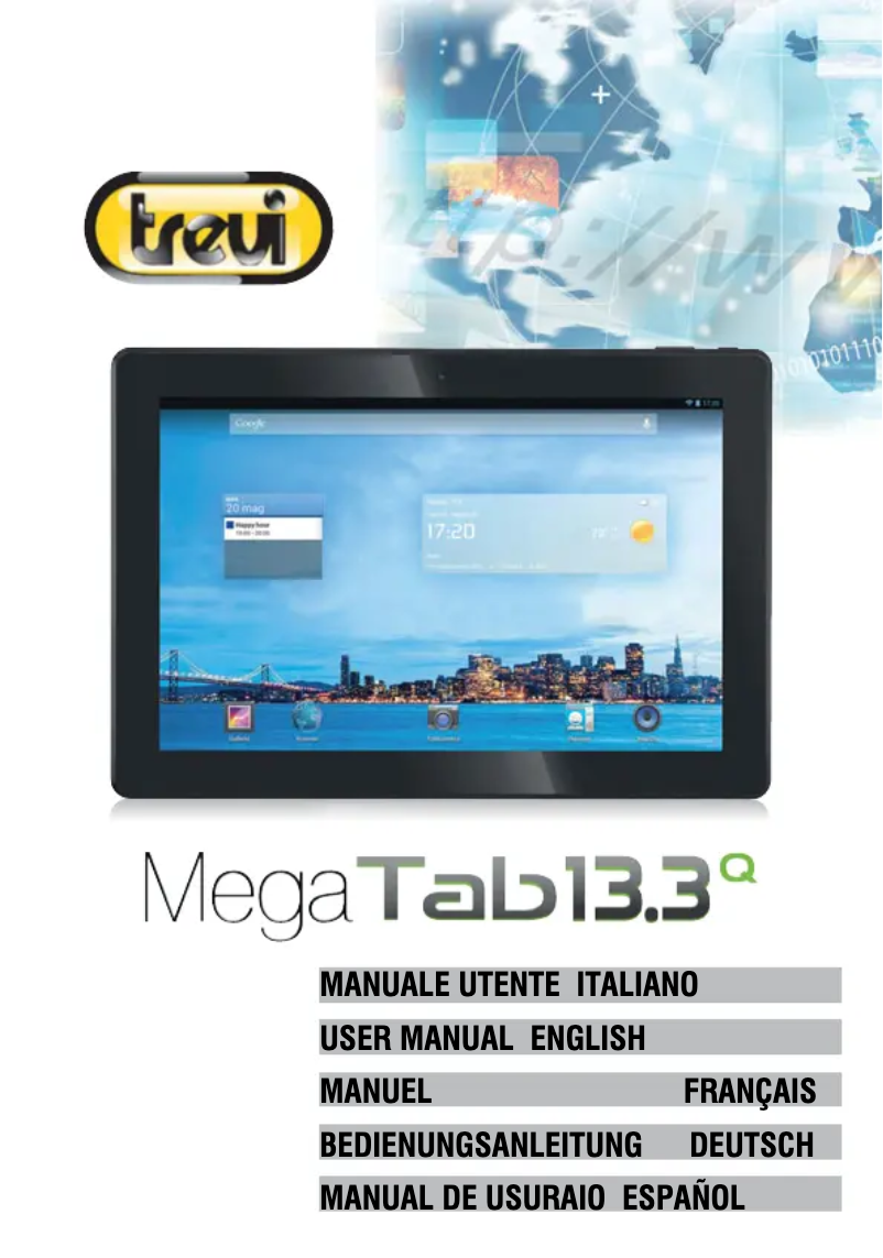 Page 1 de la notice Manuel utilisateur Trevi Mega 13.3 Q