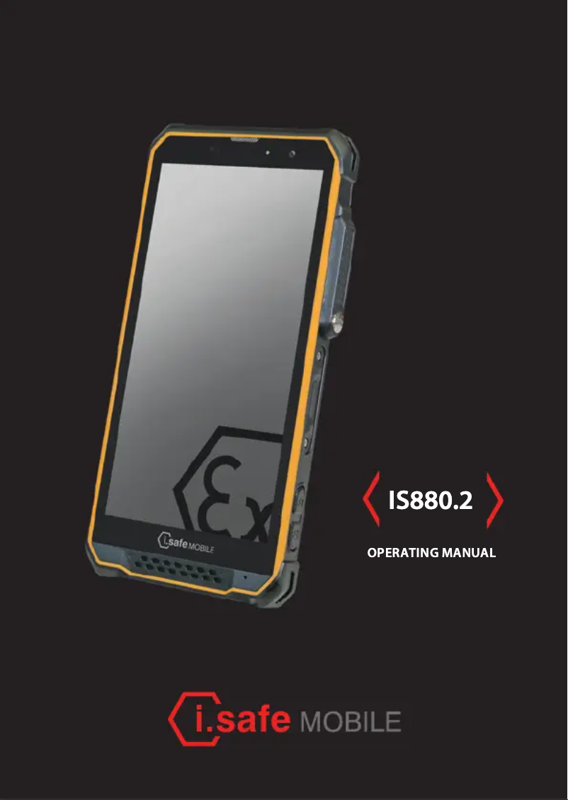 Page 1 de la notice Manuel utilisateur i.safe Mobile IS880.2