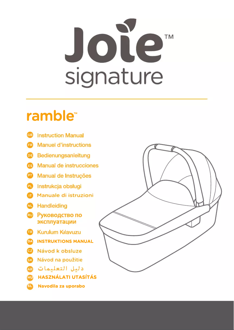 Página 1 del manual Manual de usuario Joie Ramble