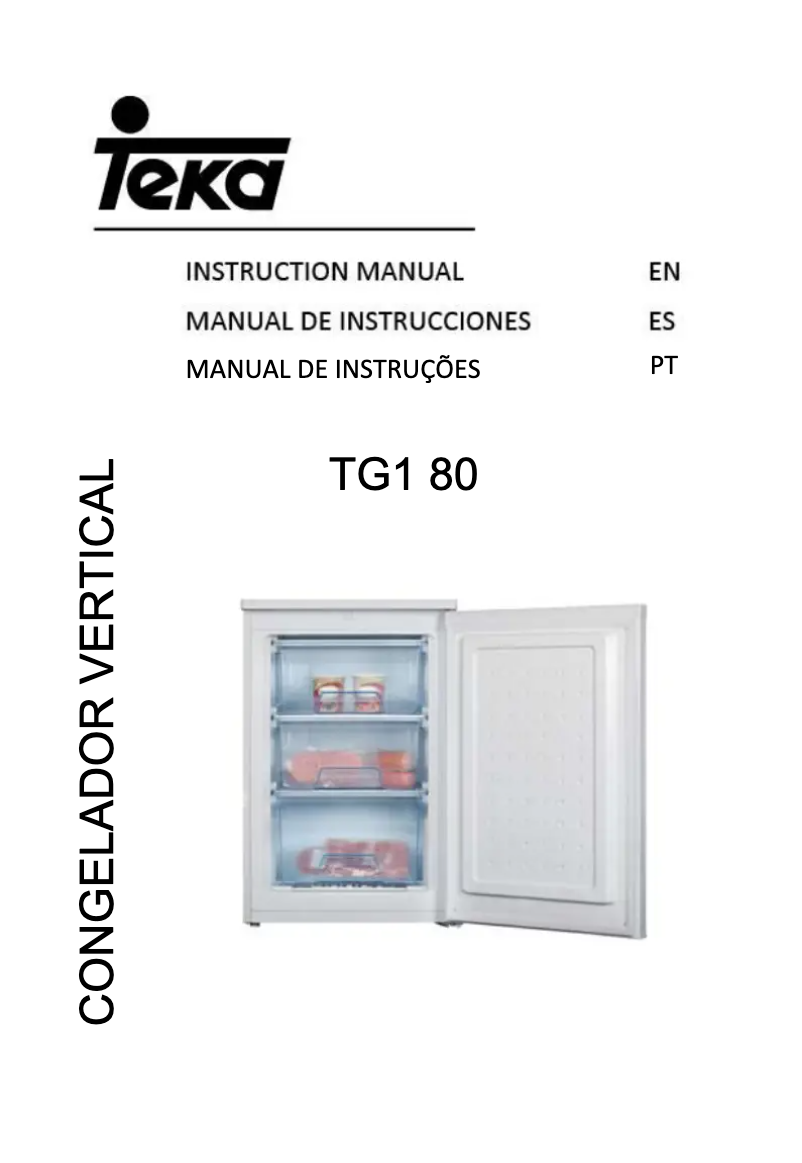 Page 1 de la notice Mode d'emploi Teka TG1 80