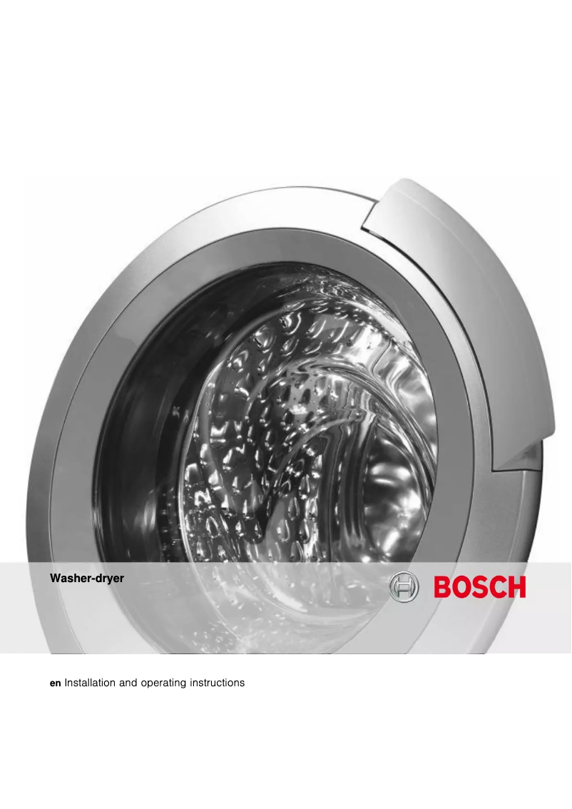 Page 1 de la notice Manuel utilisateur Bosch WKD28350