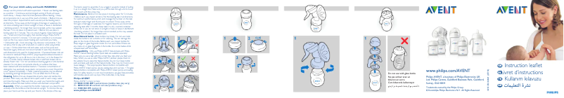 Page 1 of the manual User Manual Philips Avent SCF627