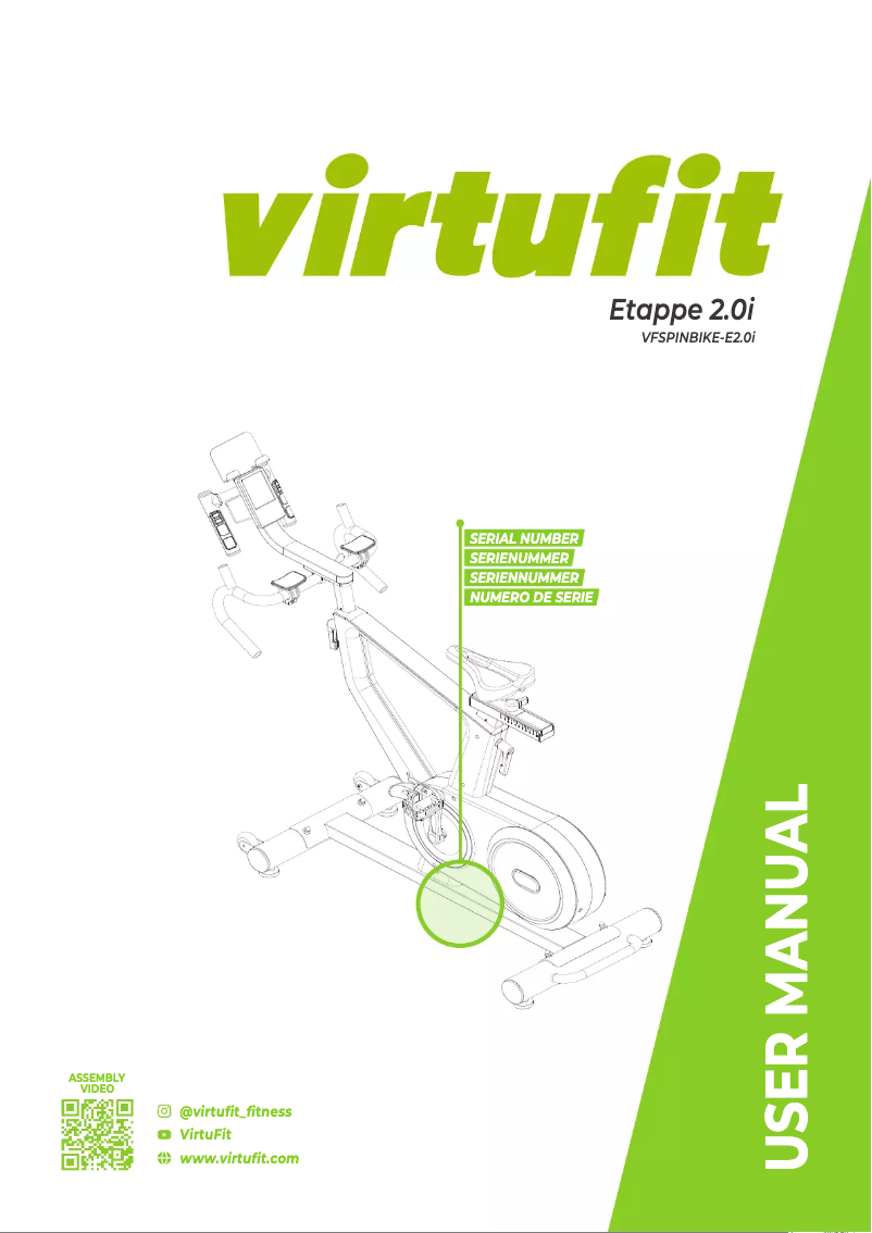 Page 1 de la notice Manuel utilisateur VirtuFit Stage 2.0i