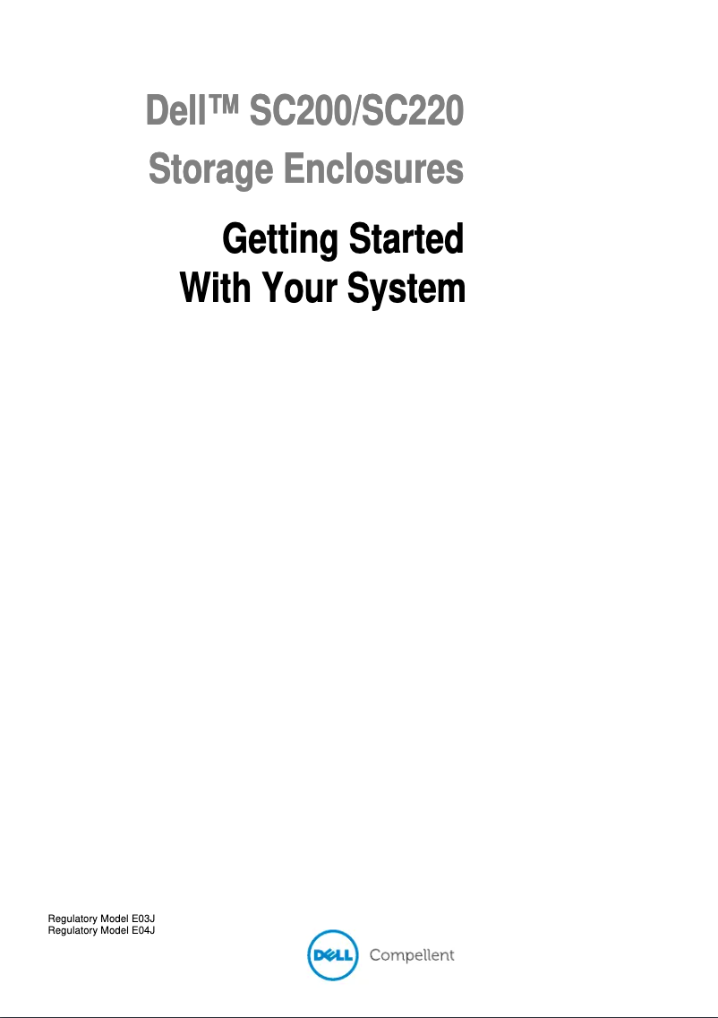 Página 1 del manual Manual de usuario Dell SC200