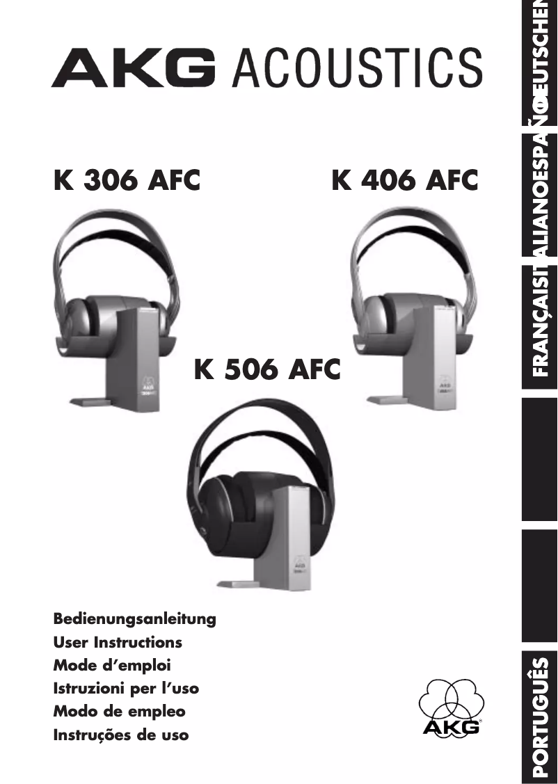 Página 1 del manual Manual de usuario AKG K 306 AFC