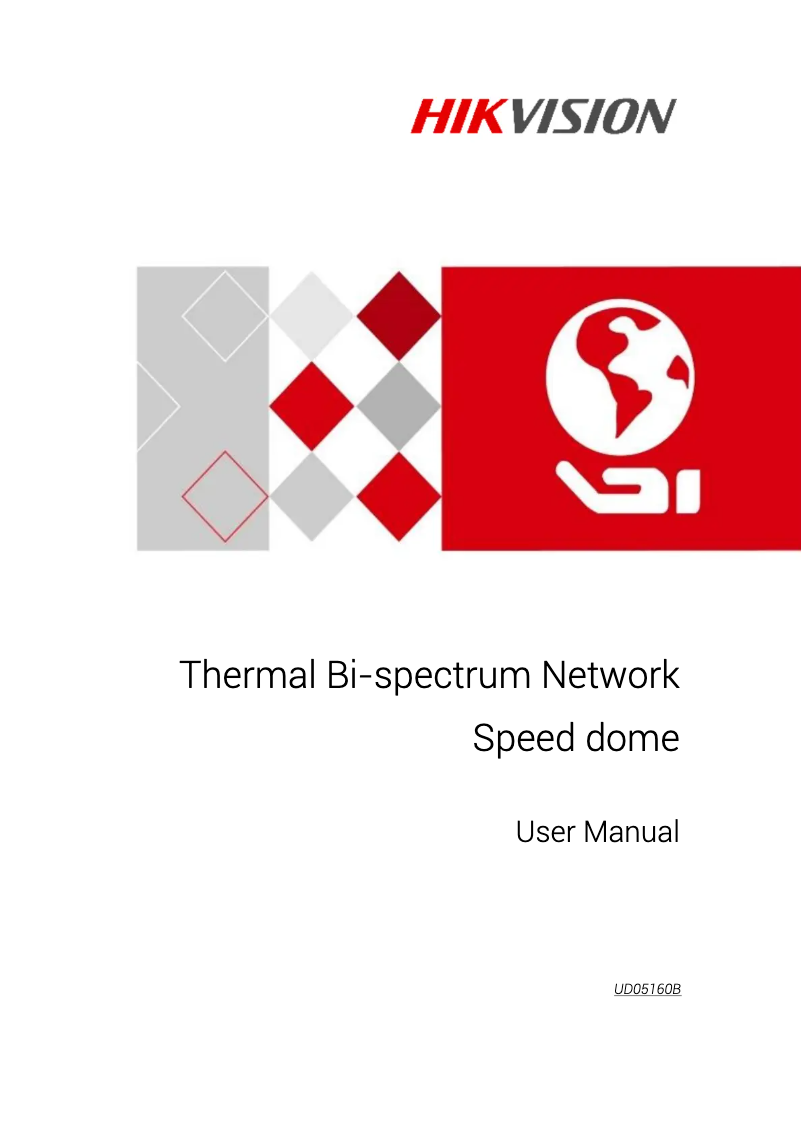 Page 1 de la notice Manuel utilisateur Hikvision DS-2TD4136-50