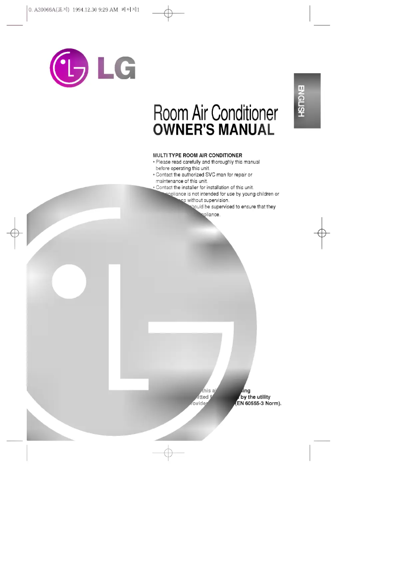 Page 1 de la notice Manuel utilisateur LG LMU1963H2L