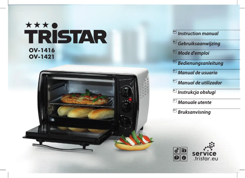 Page 1 de la notice Manuel utilisateur TriStar OV-1416