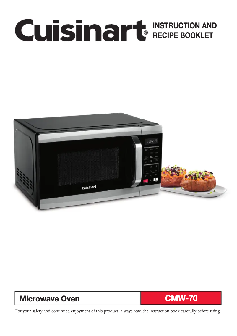 Page 1 de la notice Manuel utilisateur Cuisinart CMW-70