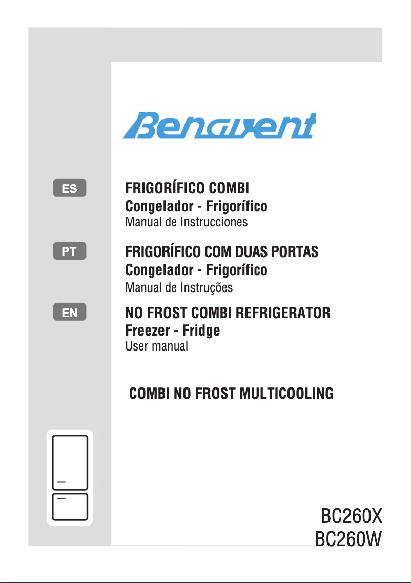 Página 1 del manual Manual de usuario Benavent BC260X