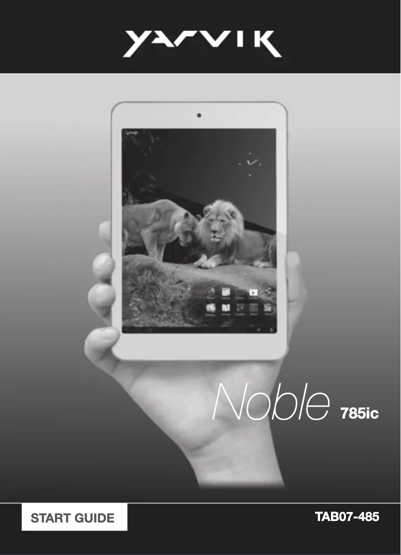 Page 1 de la notice Manuel utilisateur Yarvik Noble 7"