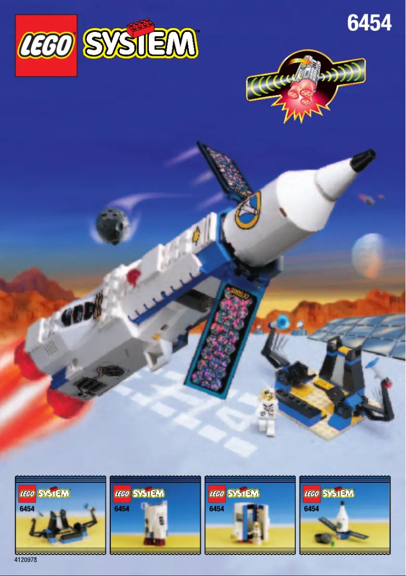 Página 1 del manual Manual de usuario Lego Space Port Saturn 1