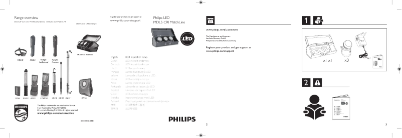 Page 1 de la notice Manuel utilisateur Philips Matchline LPL403MODX1