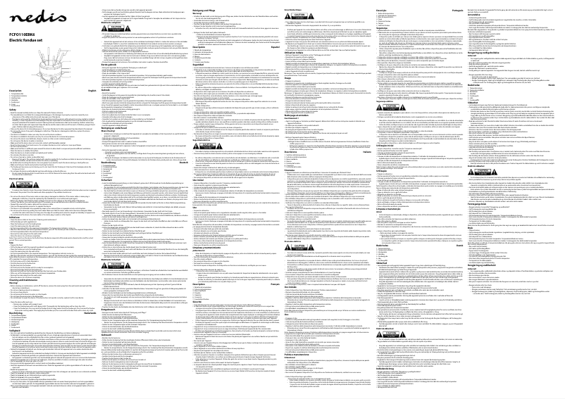 Page 1 de la notice Manuel utilisateur Nedis FCFO110EBK6