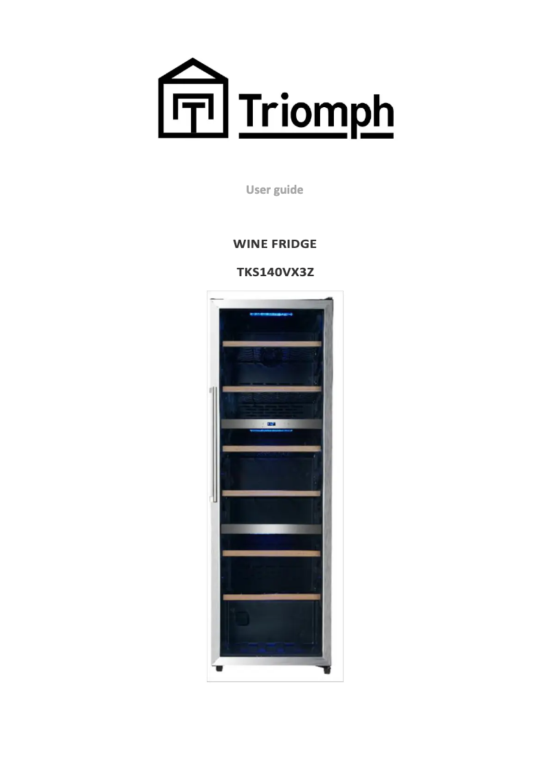 Página 1 del manual Manual de usuario Triomph TKS140VX3Z