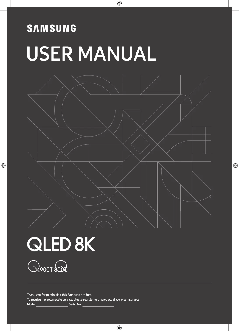 Página 1 del manual Manual de usuario Samsung QLED 8K 75Q800T