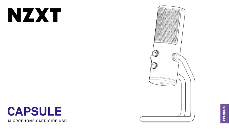 Page 1 de la notice Manuel utilisateur NZXT Capsule