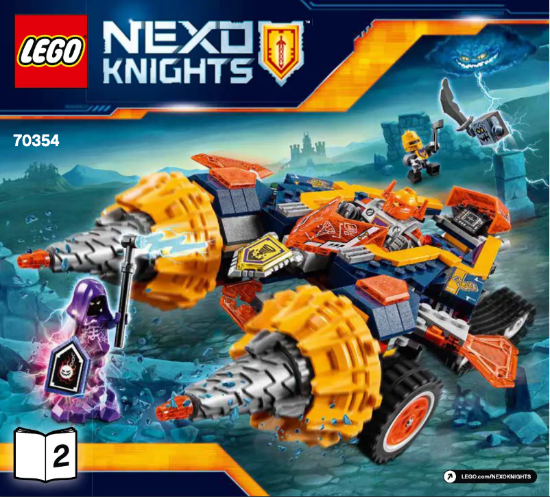 Page 1 de la notice Manuel utilisateur Lego Nexo Knights 70354