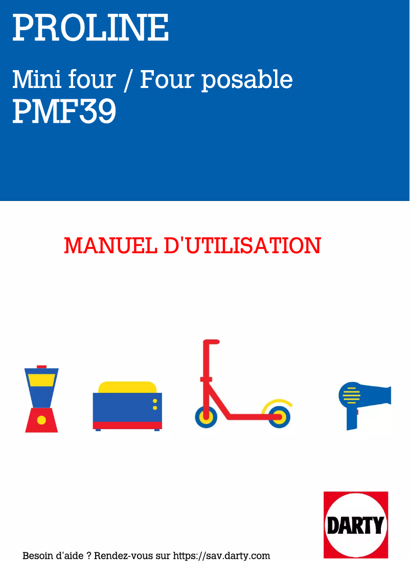 Page 1 de la notice Manuel utilisateur Proline PMF39