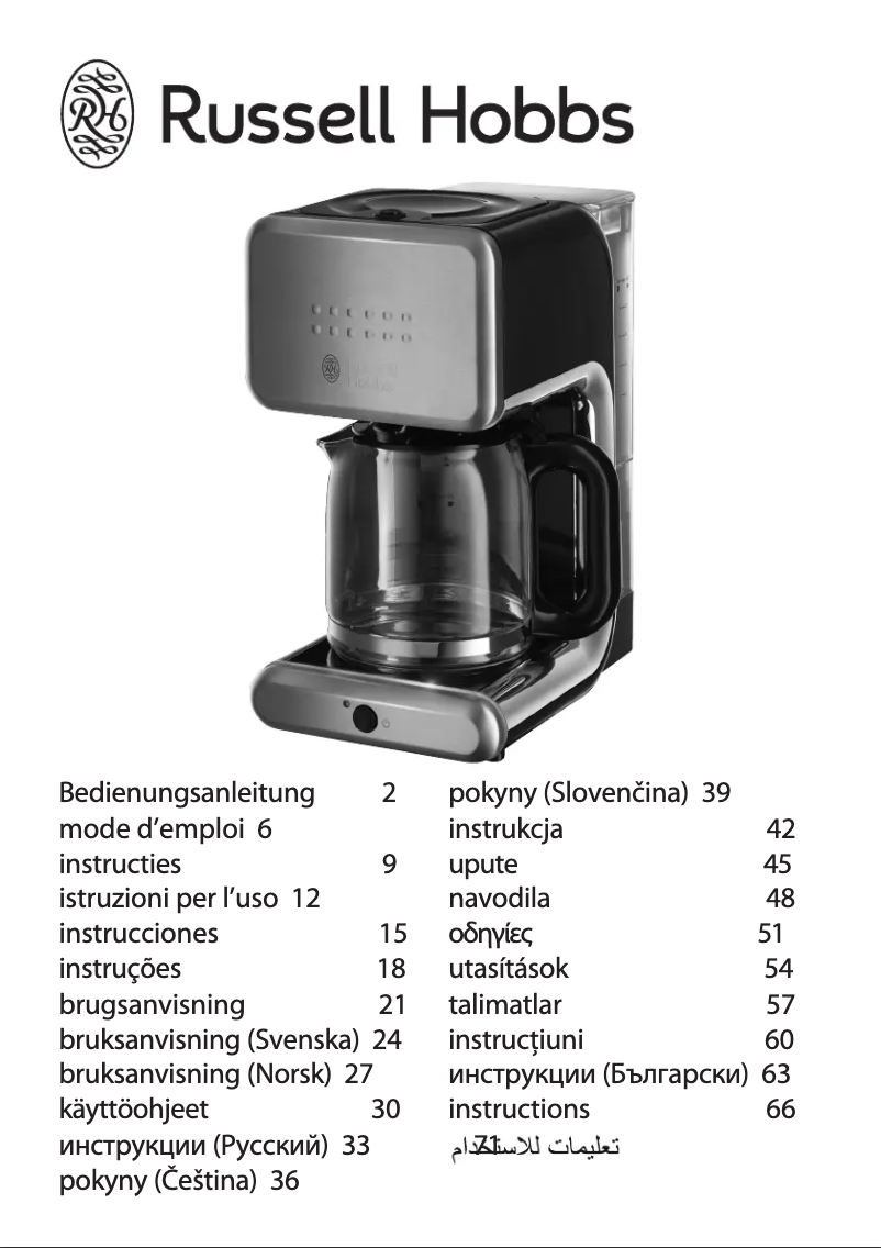 Página 1 del manual Manual de usuario Russell Hobbs Illumina