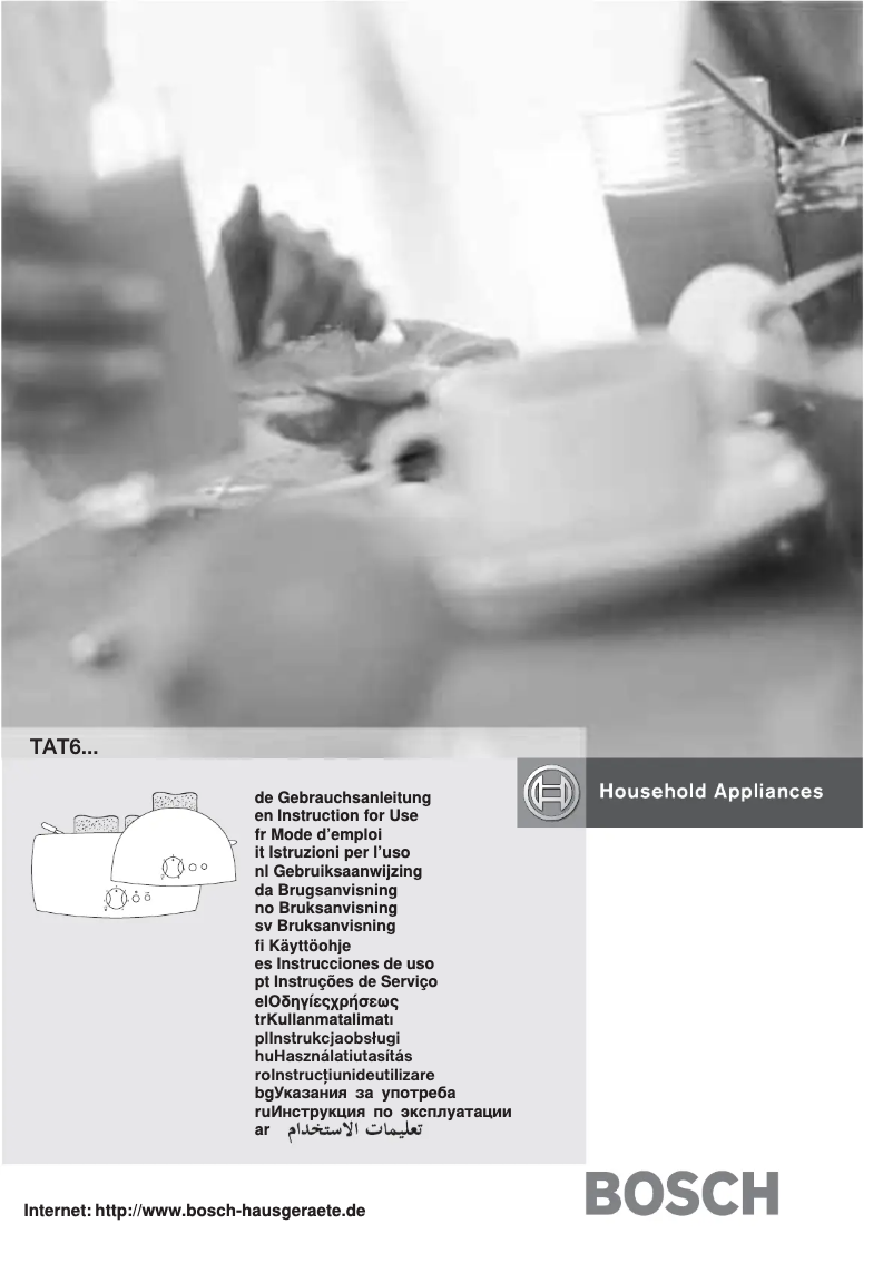 Page 1 de la notice Manuel utilisateur Bosch TAT6801
