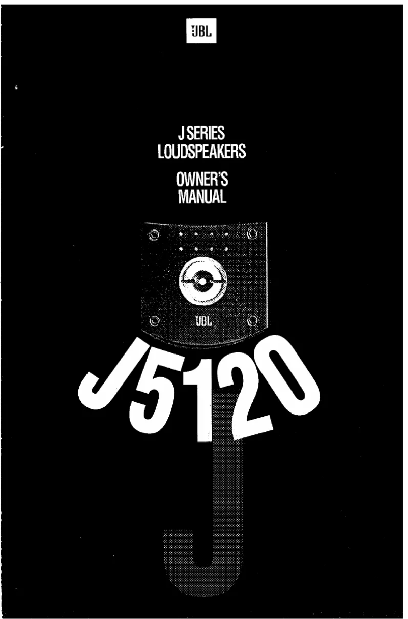 Page 1 de la notice Manuel utilisateur JBL J5120