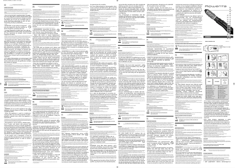 Page 1 de la notice Manuel utilisateur Rowenta CF8242