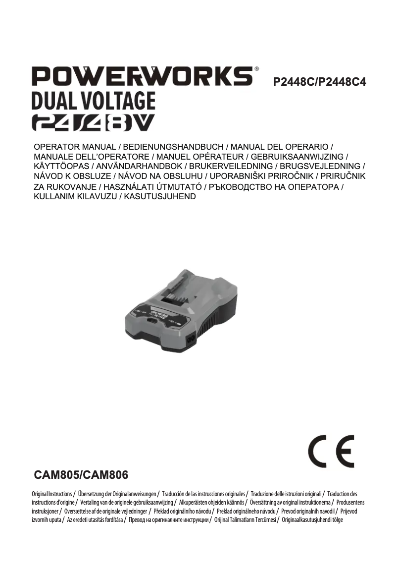 Page 1 de la notice Manuel utilisateur Powerworks P2448C