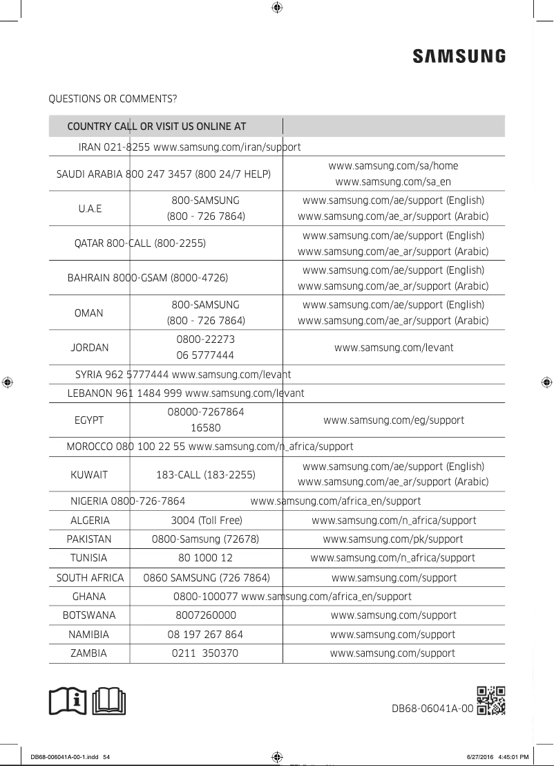Página 1 del manual Manual de usuario Samsung AR18KCFHGWKNGA