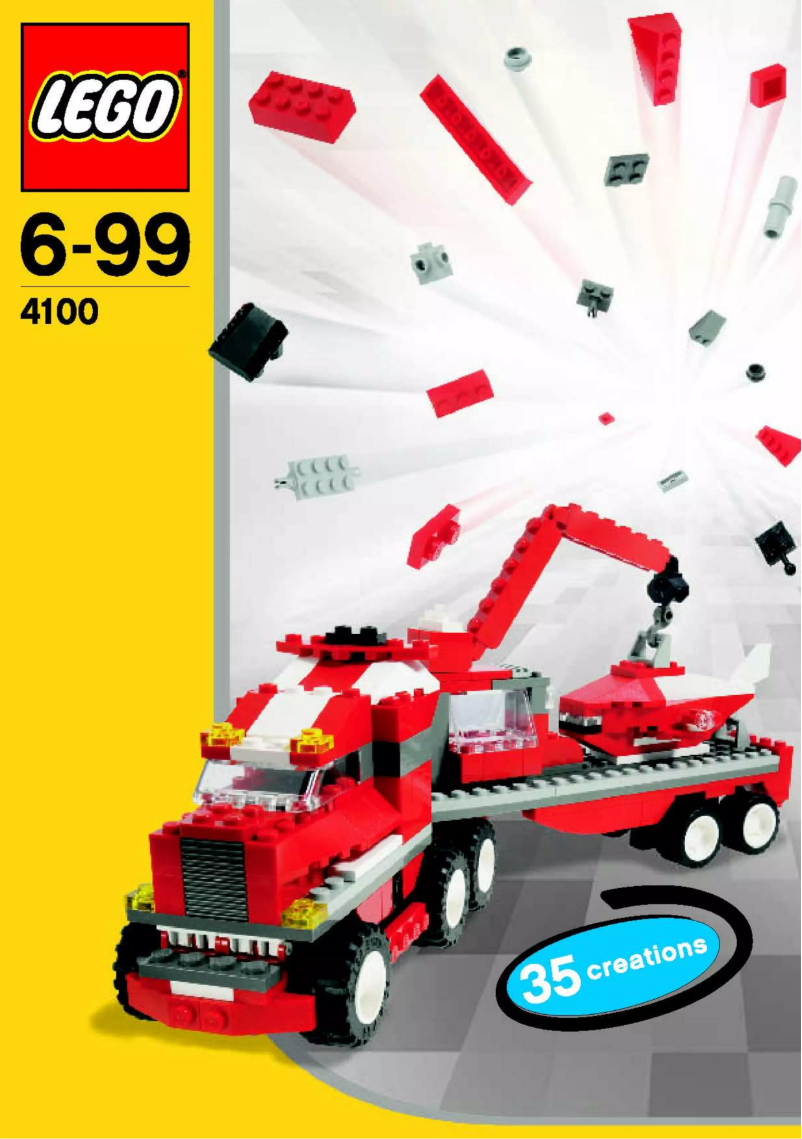 Page 1 de la notice Manuel utilisateur Lego Creator 4100