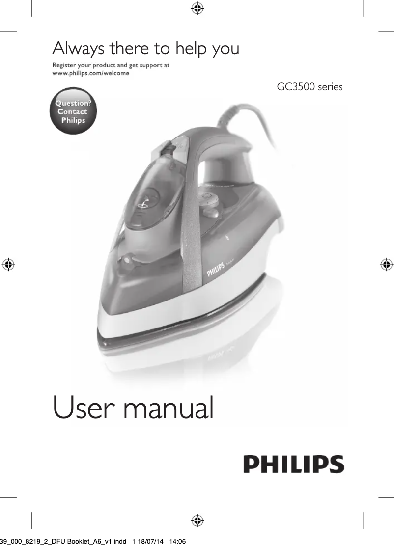 Página 1 del manual Manual de usuario Philips GC3541
