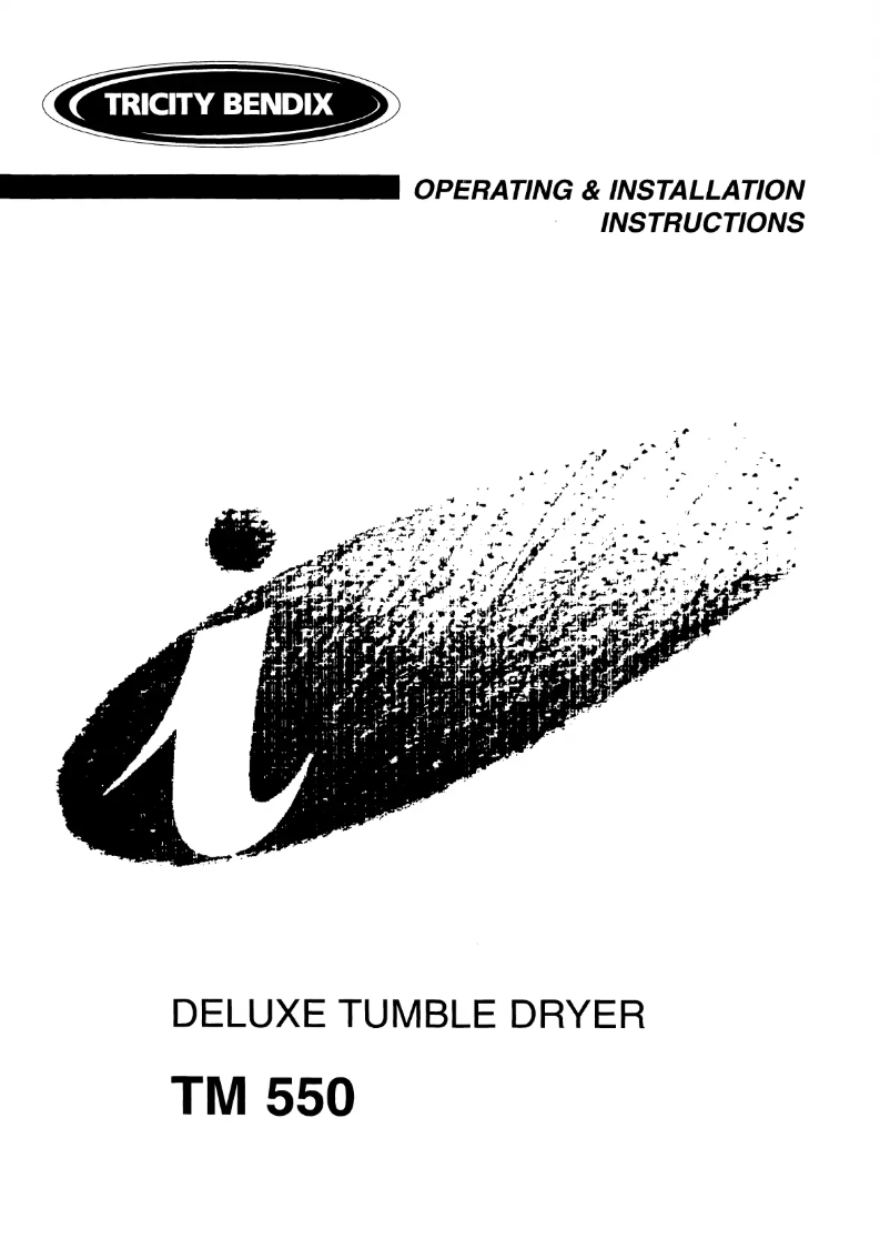 Página 1 del manual Manual de usuario Tricity Bendix TM 550